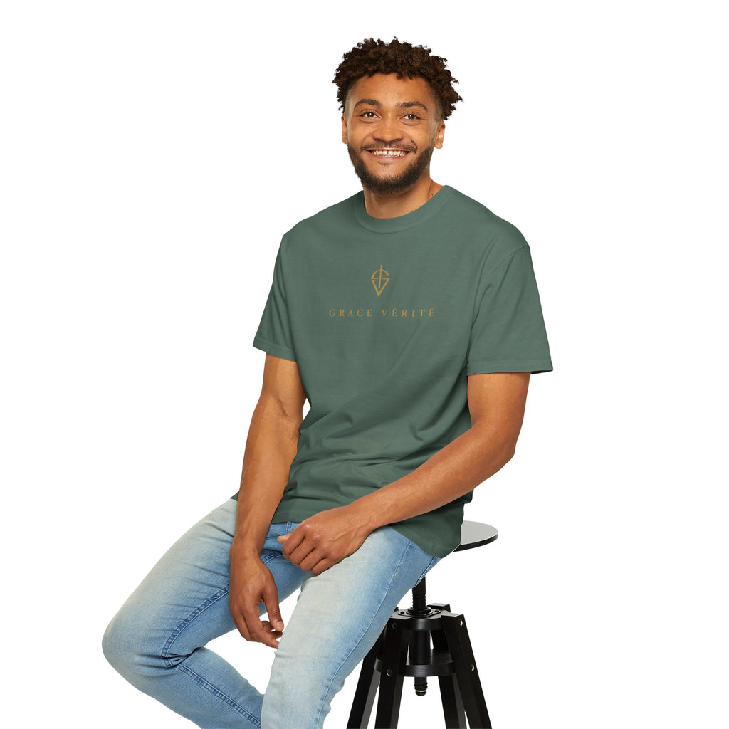 GARMENT-DYED TEE