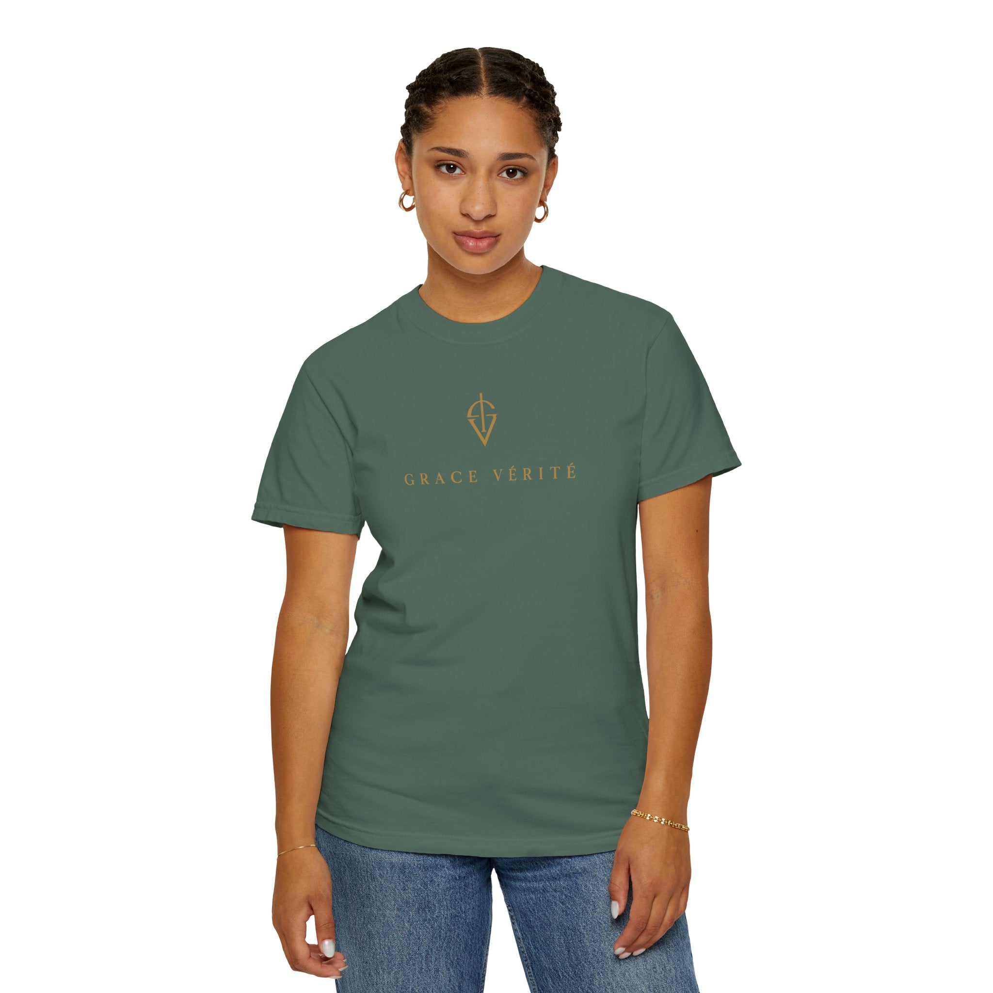 GARMENT-DYED TEE