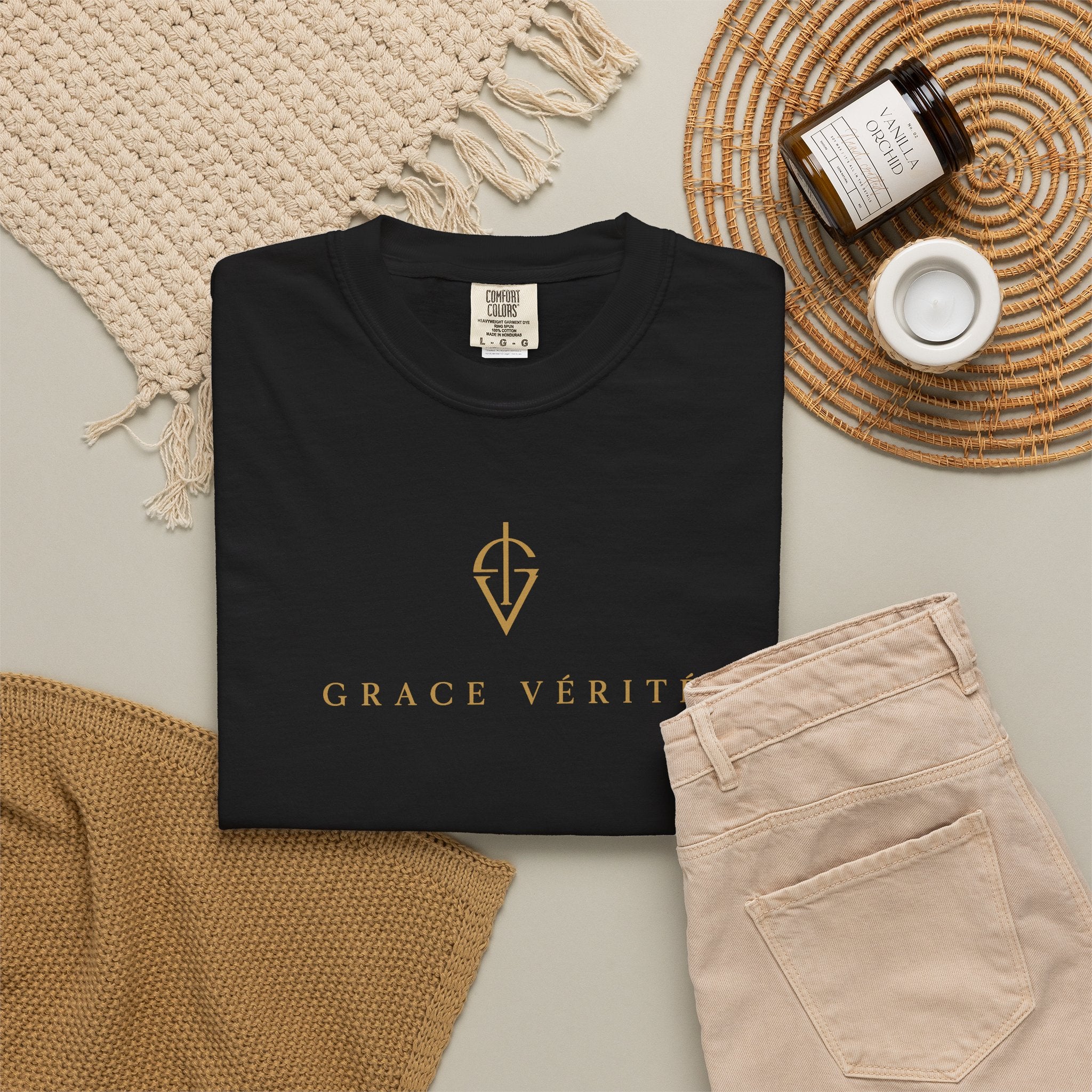 GARMENT-DYED TEE