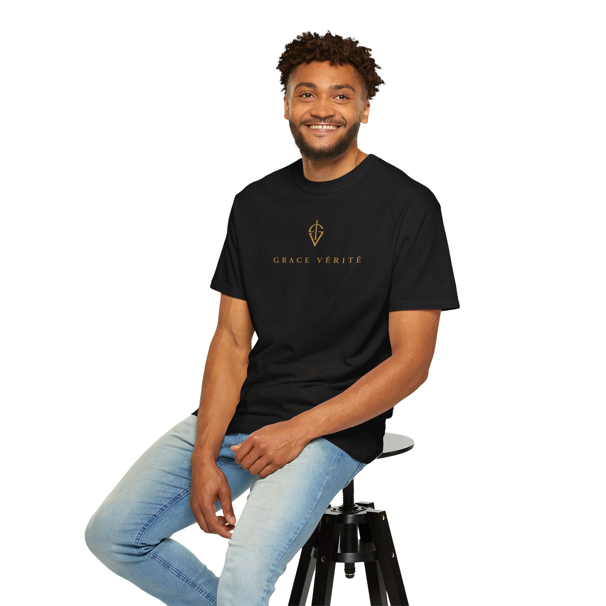 GARMENT-DYED TEE
