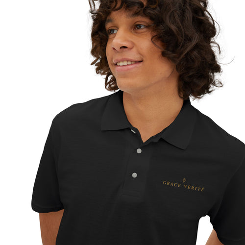 Embroidered Piqué Polo Shirt