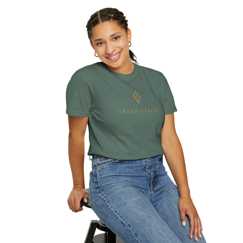 GARMENT-DYED TEE