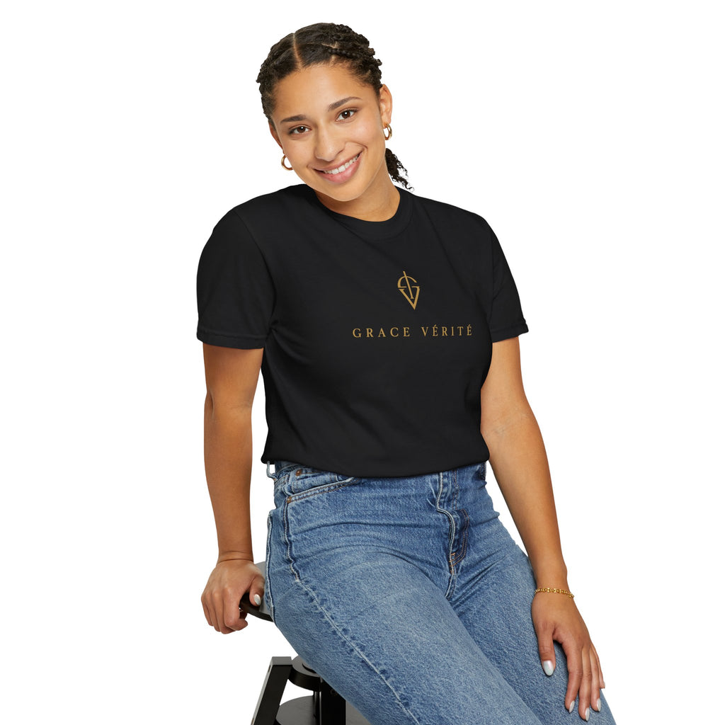GARMENT-DYED TEE