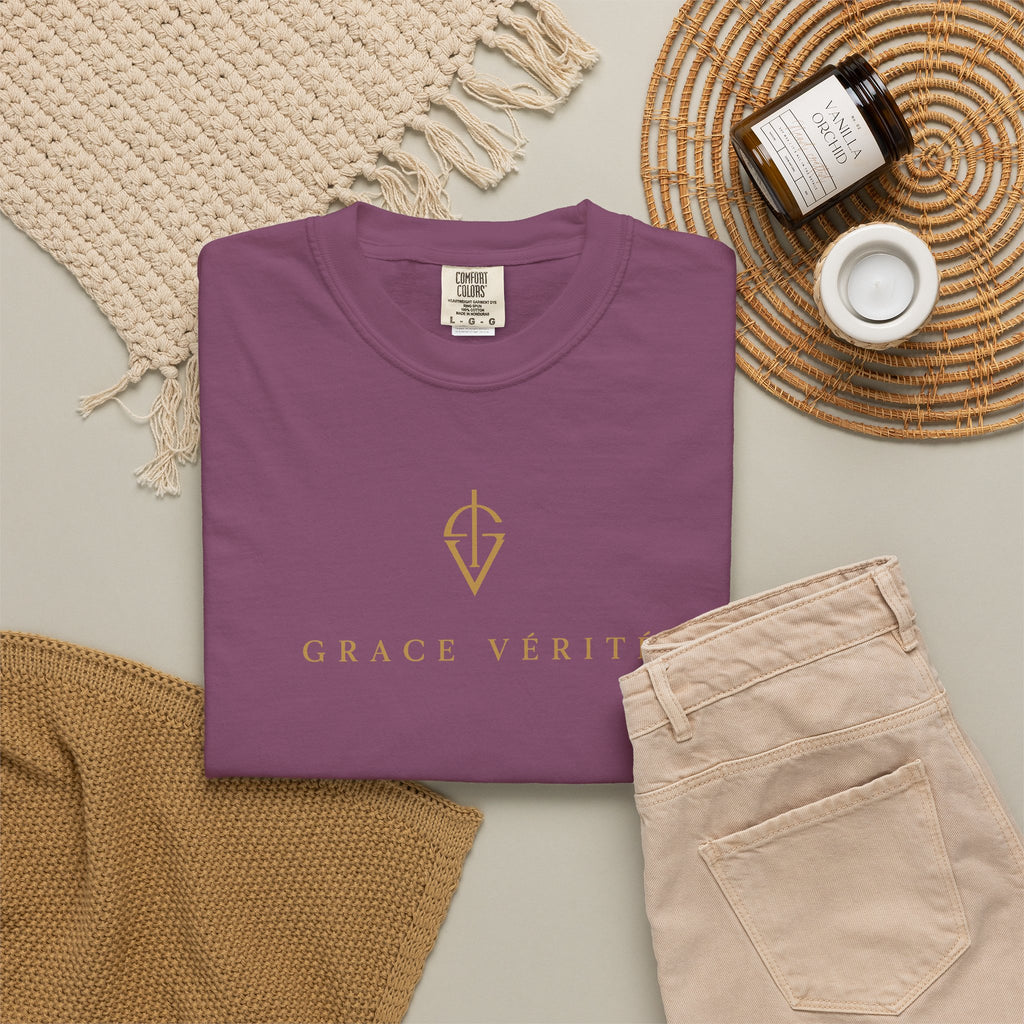 GARMENT-DYED TEE