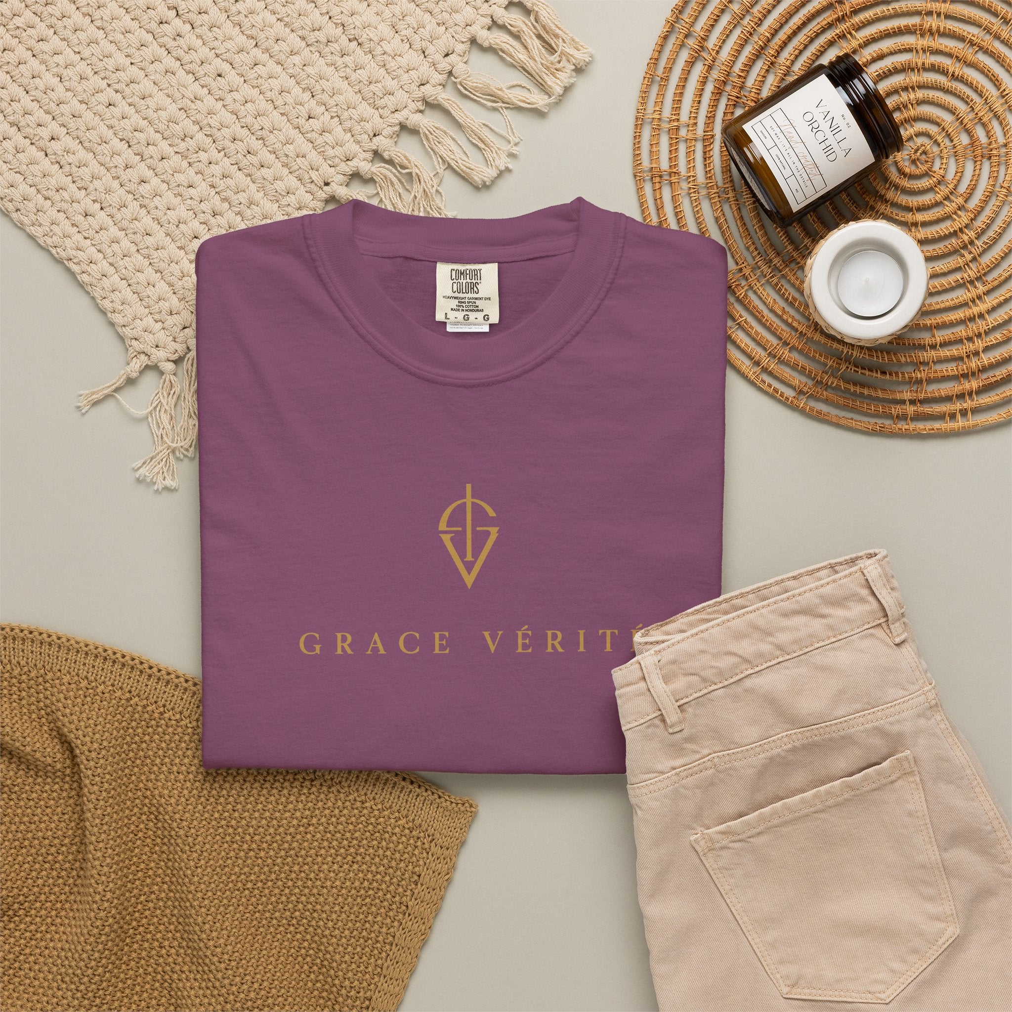 GARMENT-DYED TEE