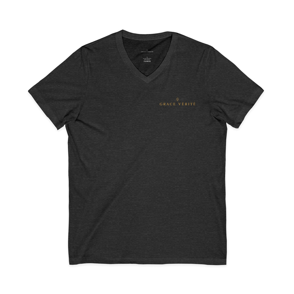 Grace & Verite Minimalist V-Neck Tee