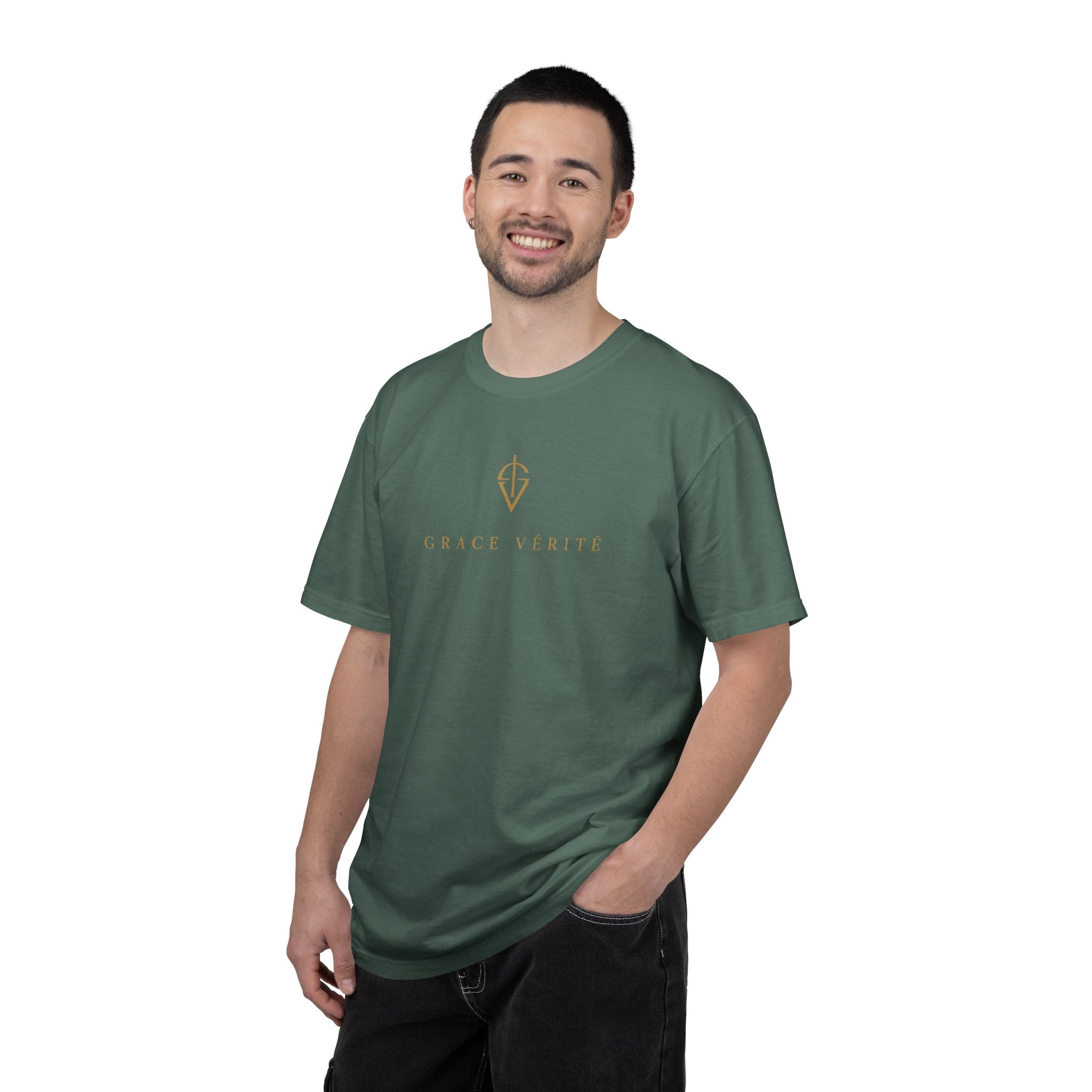 GARMENT-DYED TEE