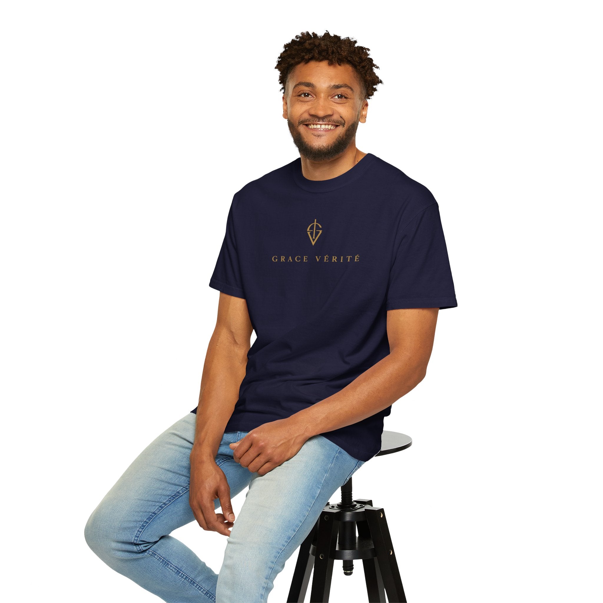GARMENT-DYED TEE